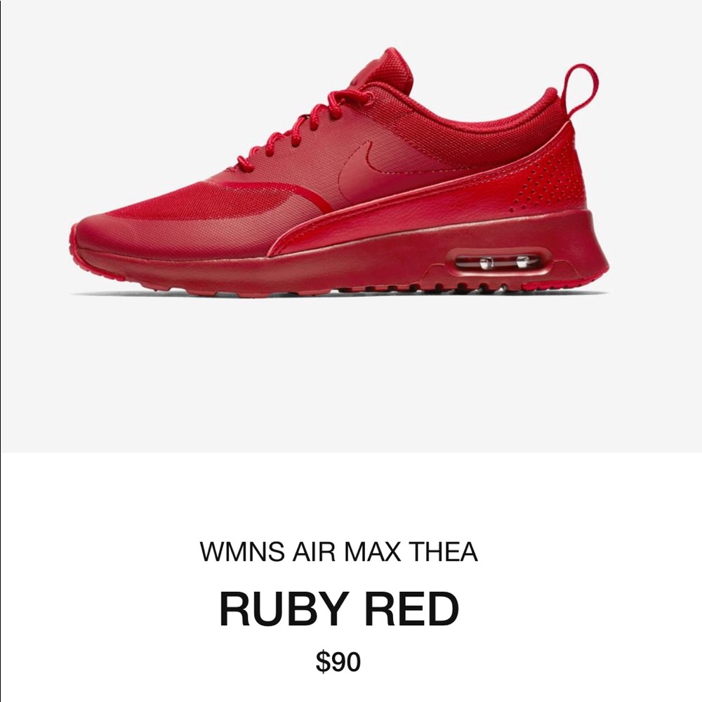 Red Nike Airmax Thea